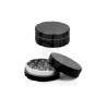 Schwarzer Deluxe-Grinder 50 mm – 2-teilig