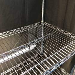 VP Dome cutting cabinet with Athena shelving