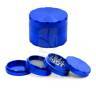 Blauer Deluxe-Grinder 62 mm – 4-teilig