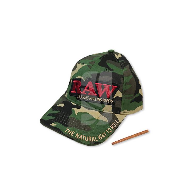 Boné RAW Camo com Poker e Bolso Secreto