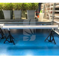 LED Light Under Canopy LED (2u) Solux 120W IP65 Indoor