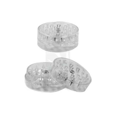 Pequeño Grinder en Blanco Transparente y Translúcido