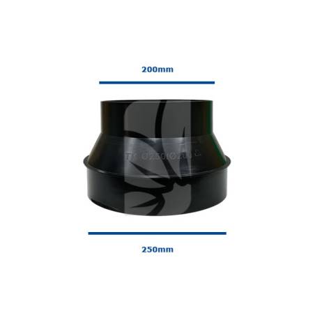 Reducción de Plástico 250-200 mm.