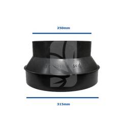 Riduttore di Accoppiamento 315-250 mm per Ventilazione Interna
