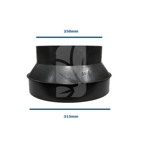 Reducción de Plástico 315-250 mm.