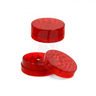GRINDER PEQUEÑO TRANSLÚCIDO ROJO