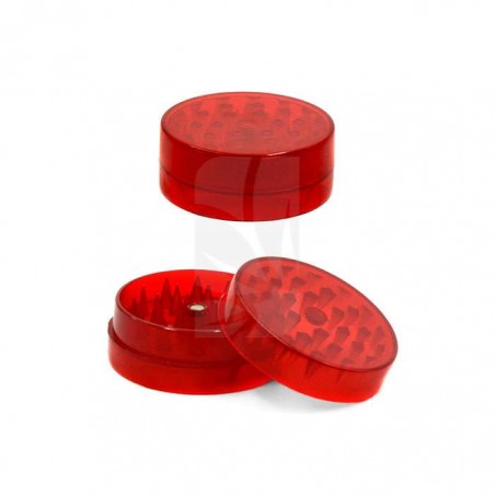 GRINDER PEQUEÑO TRANSLÚCIDO ROJO