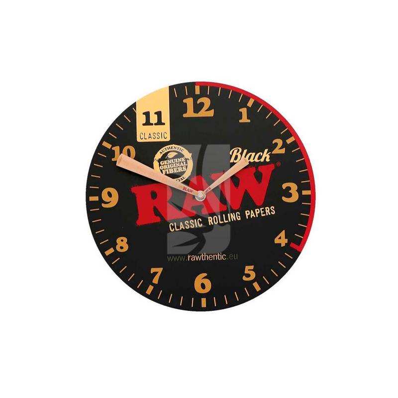 Wanduhr RAW Schwarz