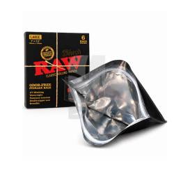 Bolsa Anti Olor RAW Black L 6 unidades