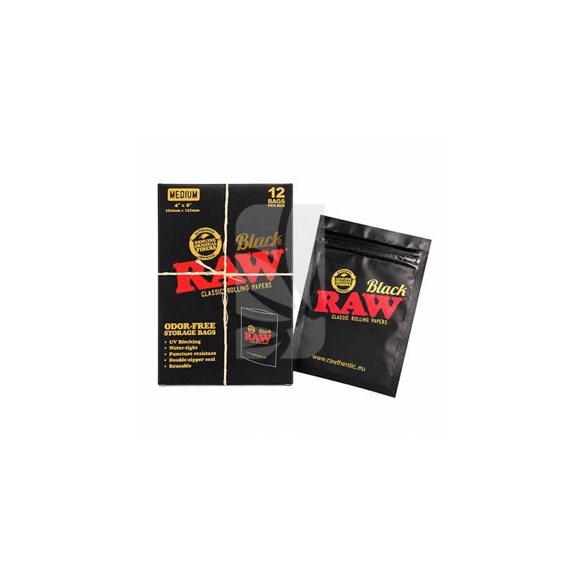 Borsa Anti Odore RAW Nera M 12 unità