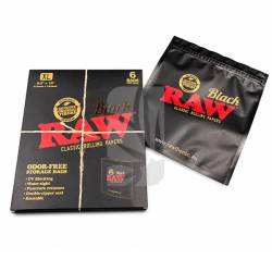 Bolsa Anti Olor RAW Black XL 6 unidades