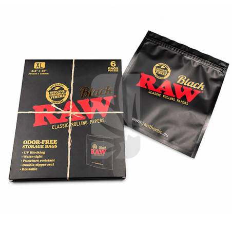 Bolsa Anti Olor RAW Black XL 6 unidades