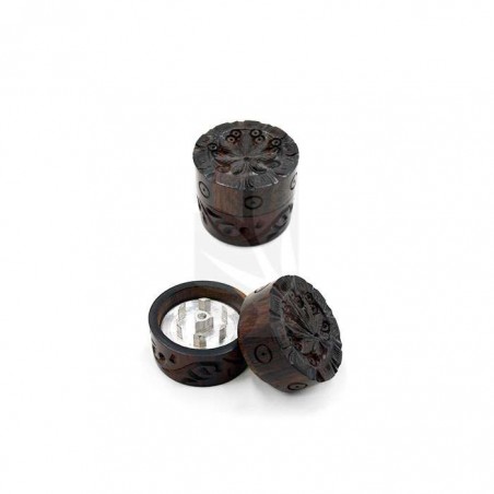 Comprar Grinder HQ Leaf de Madera y Aluminio de 2 Partes barato
