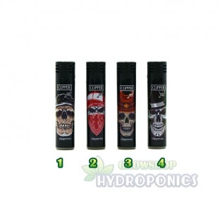 Mechero CLIPPER Large Skulls 4